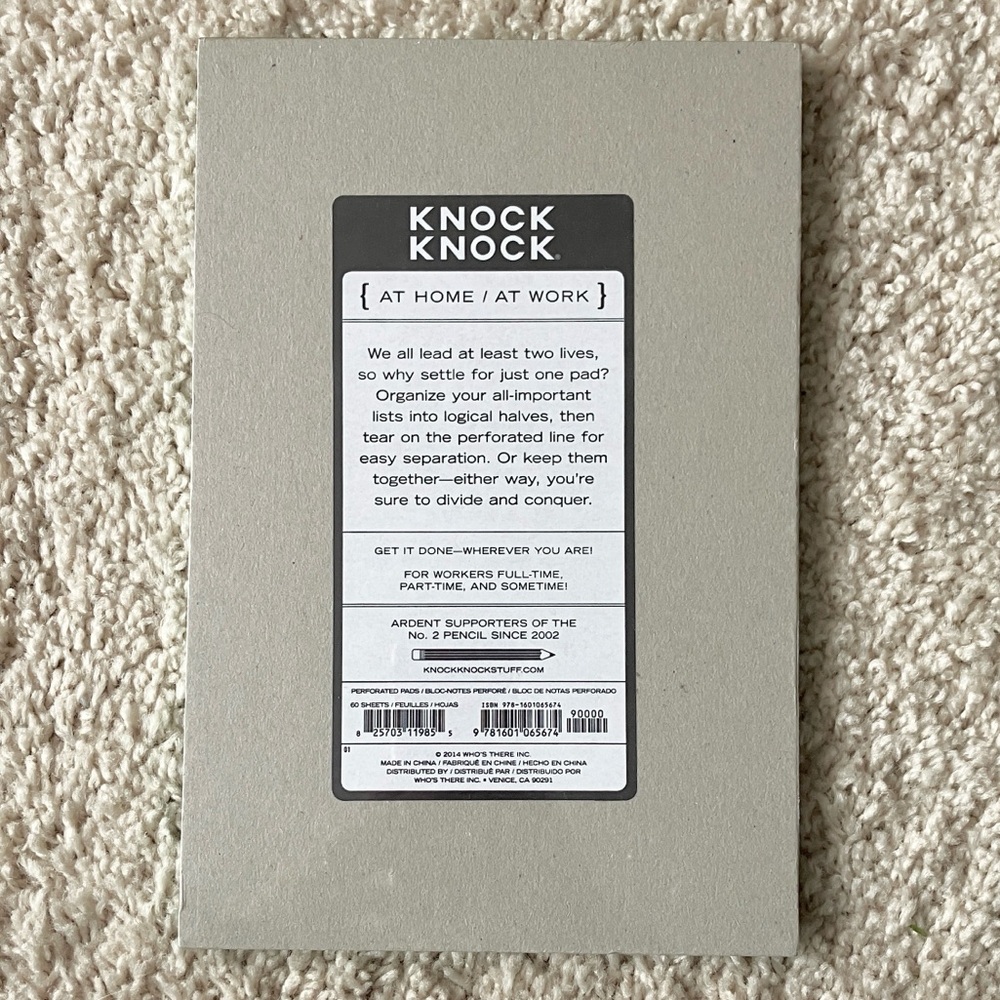 Knock Knock | Dual Task Notepad - Picture 2 of 4